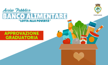 Banco Alimentare 2024 - Approvazione graduatoria provvisoria ammessi/elenco esclusi